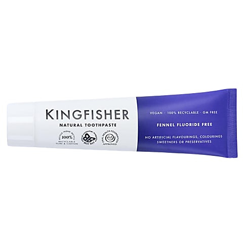 Kingfisher Fluoride Free Toothpaste - Fennel
