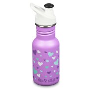 Klean Kanteen Children's Classic Sport Cap Bottle - Orchid Hearts
