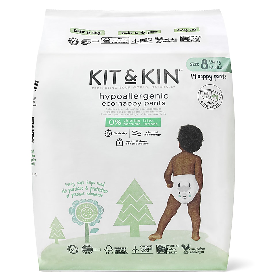 Kit & Kin Pull Ups - Size 8 (14 pack)