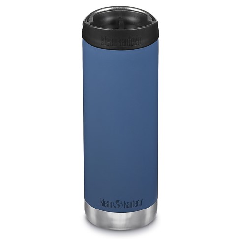 Klean Kanteen TKWide Insulated Coffee Cap Bottle - Real Teal