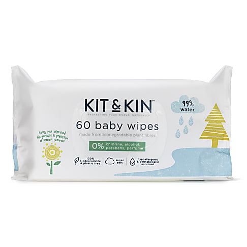 Kit & Kin Baby Wipes (60 pack)