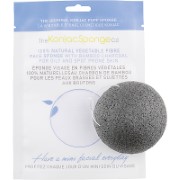 Konjac Facial Puff Sponge with Bamboo Charcoal - for oily & acne prone skin
