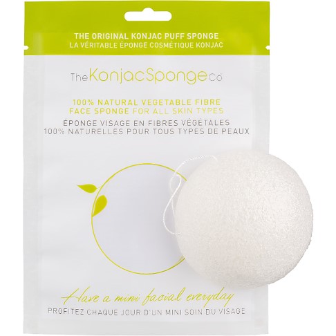 Konjac Facial Puff Sponge 100% Pure - All Skin Types