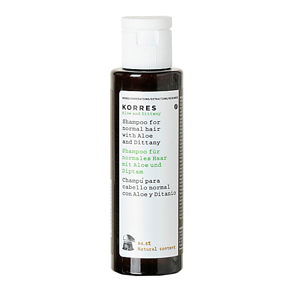 korres aloe dittany shampoo 40ml travel size travel size shampoo