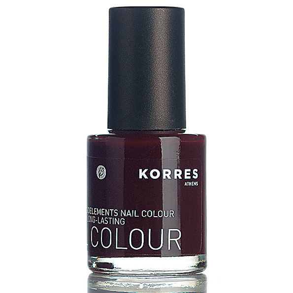 Korres Dark Red Nail Polish