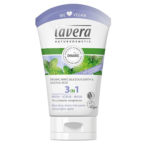 Lavera 3 in 1 Wash, Scrub, Mask