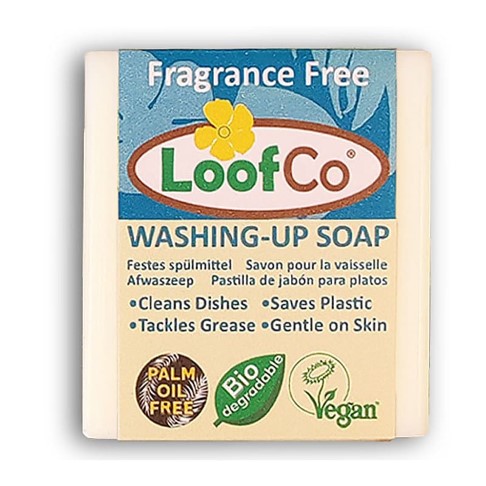 LoofCo Palm Oil Free Washing-Up Soap Bar - Fragrance Free