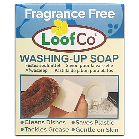 LoofCo Palm Oil Free Washing-Up Soap Bar - Fragrance Free