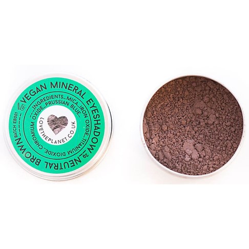 Love the Planet Vegan Mineral Eyeshadow - Neutral Brown