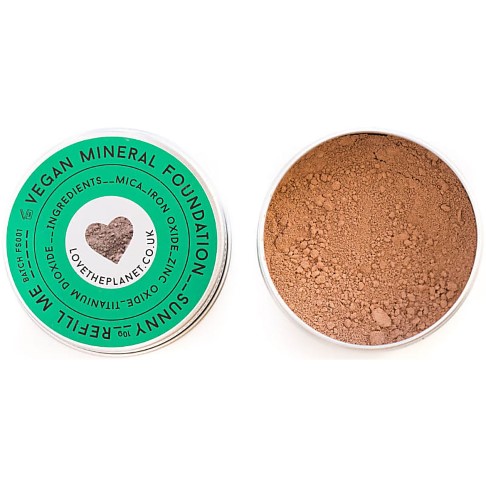 Love the Planet Vegan Mineral Foundation - Sunny