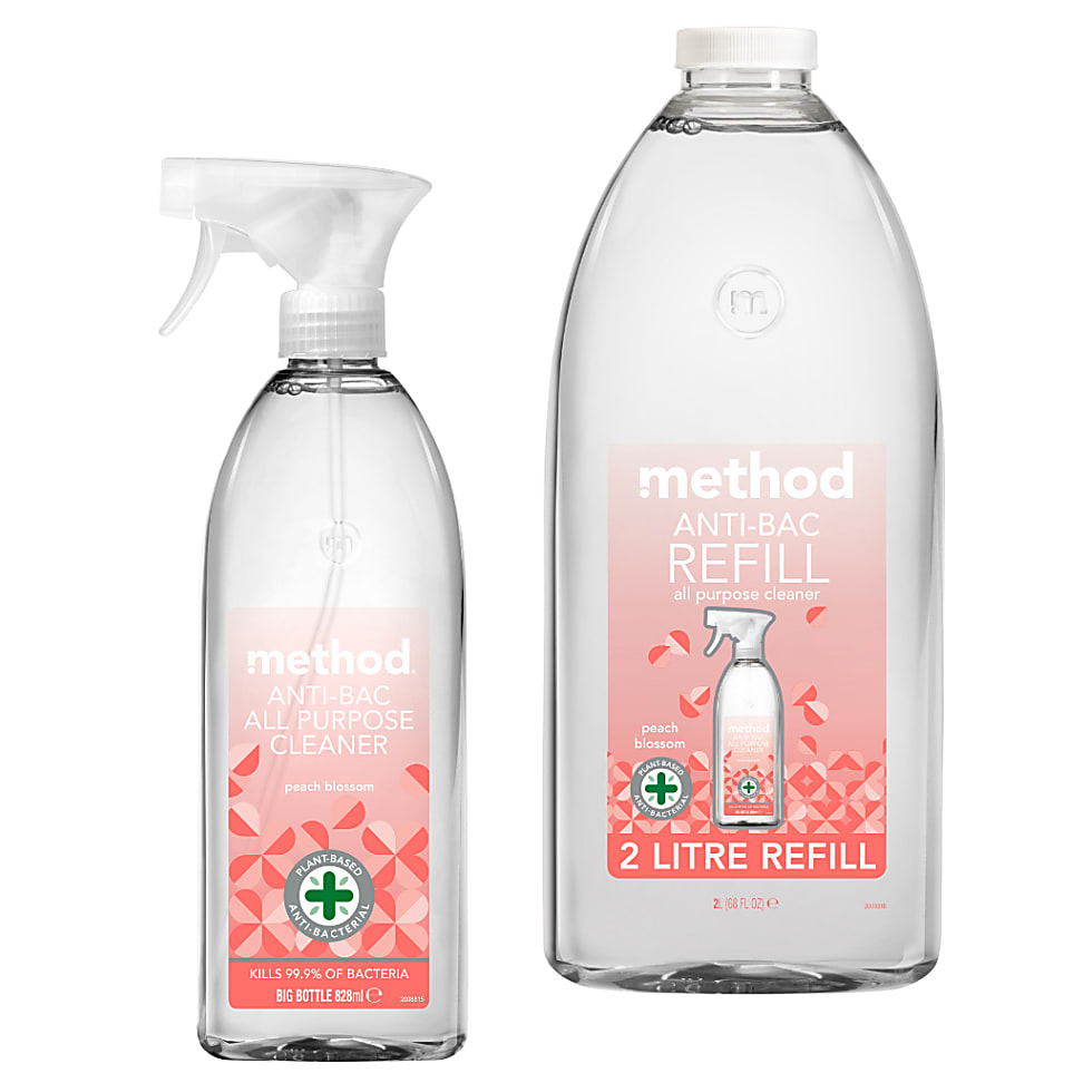 Method Anti-Bac Peach Blossom All Purpose Refill Bundle