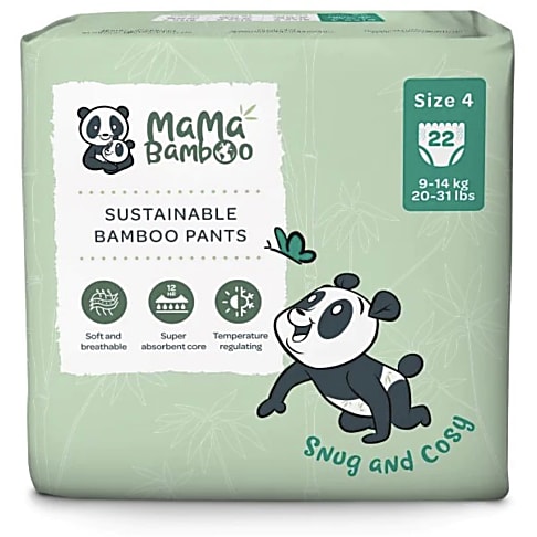Mama Bamboo Eco Nappy Pants - Size 4