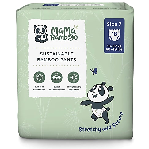 Mama Bamboo Eco Nappy Pants - Size 7+ (XXX-Large Plus)