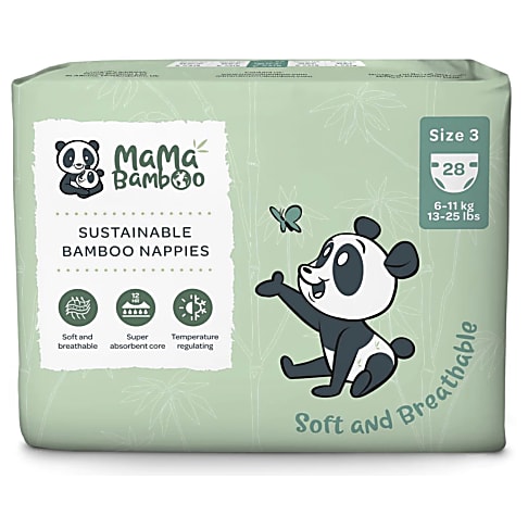 Mama Bamboo Eco Nappies - Size 3 (Medium)