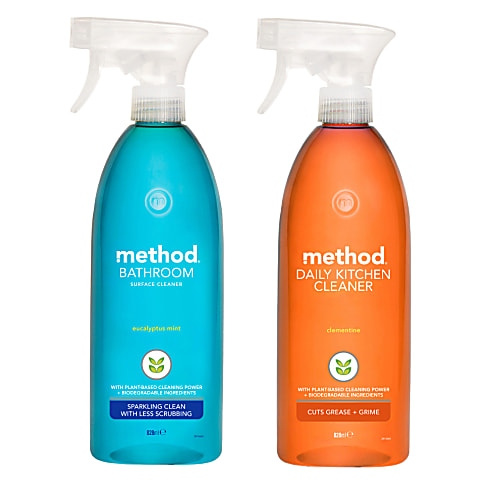 Method Bathroom Cleaner & Daily Kitchen Spray Bundle