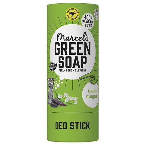 Marcel's Green Soap Plastic Free Deodorant Tonka & Muguet