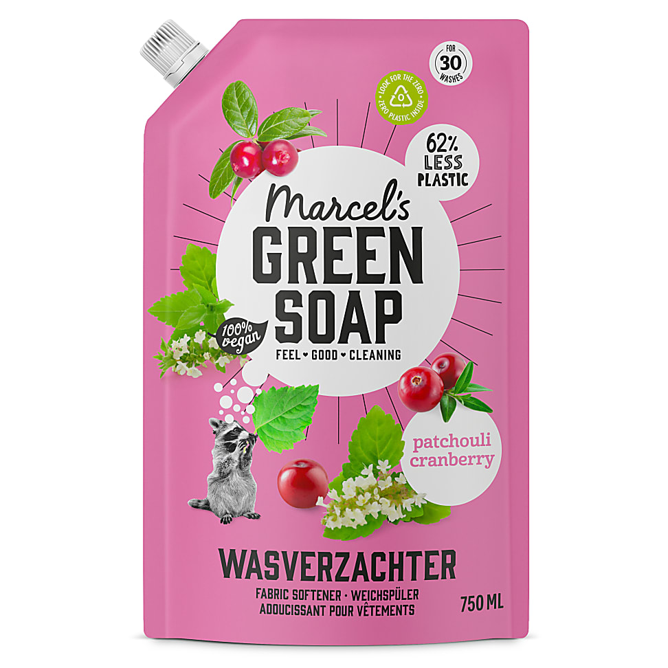 Marcel's Green Soap Fabric Softener Refill Patchouli & Cranberry
