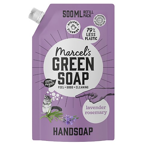 Marcel’s Green Soap Hand Soap Lavender & Rosemary 500ml Refill