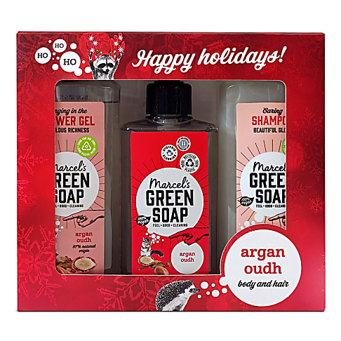 Marcel's Green Soap Christmas Gift Set - Argan & Oudh