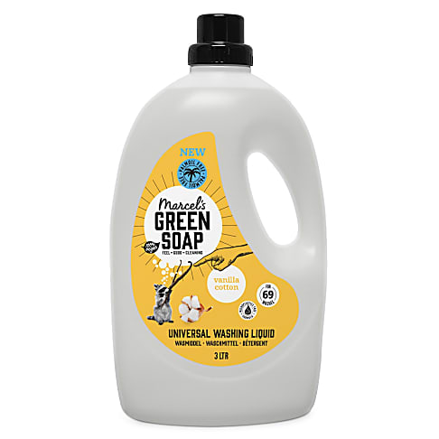 Marcel's Green Soap Laundry Liquid Cotton & Vanilla 3L