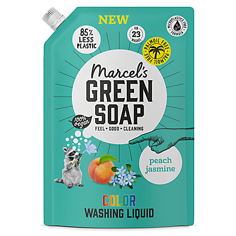 Marcel's Green Soap Laundry Liquid Colour Refill Peach & Jasmine