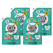 Marcel's Green Soap Laundry Liquid Colour Refill Peach & Jasmin (4 x 1L)