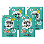 Marcel's Green Soap Laundry Liquid Colour Refill Peach & Jasmin (4 x 1L)