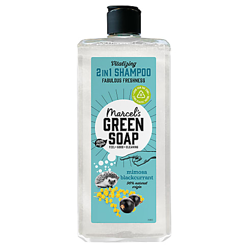 Marcel's Green Soap Shampoo 2in1 Mimosa & Blackcurrant