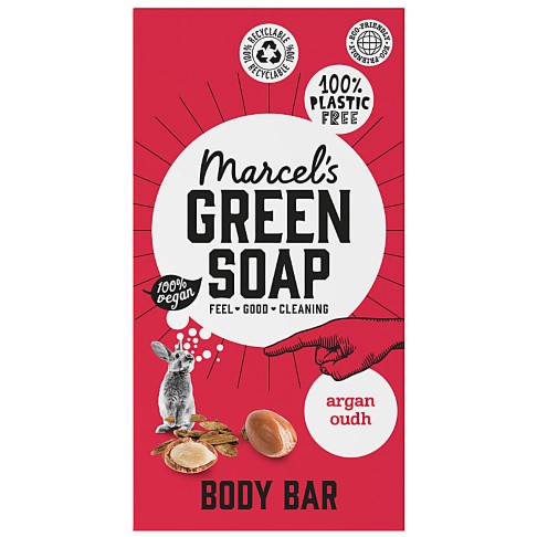 Marcel's Green Soap Shower Bar Argan & Oudh