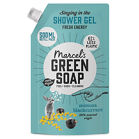 Marcel's Green Soap Shower Gel Mimosa & Blackcurrant - Refill