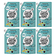 Marcel's Green Soap Shower Gel Mimosa & Blackcurrant - Refill (6 x 500ml)