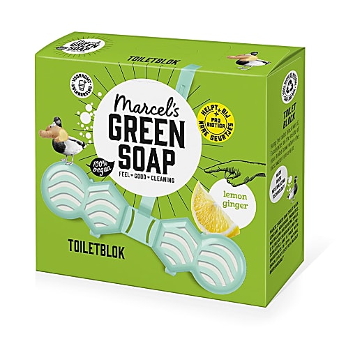 Marcel's Green Soap Toilet Block Lemon & Ginger