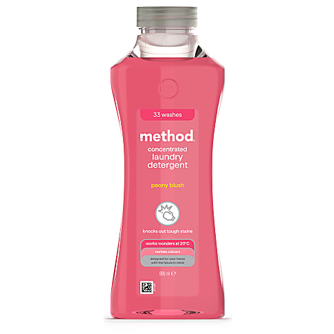 Method Concentrated Laundry Detergent - Peony Blush 990ml (33 washes)