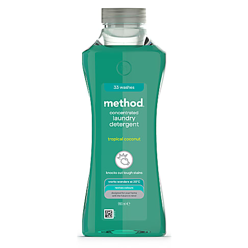 Method Concentrated Laundry Detergent - Tropical Coconut 990ml (33 washes)