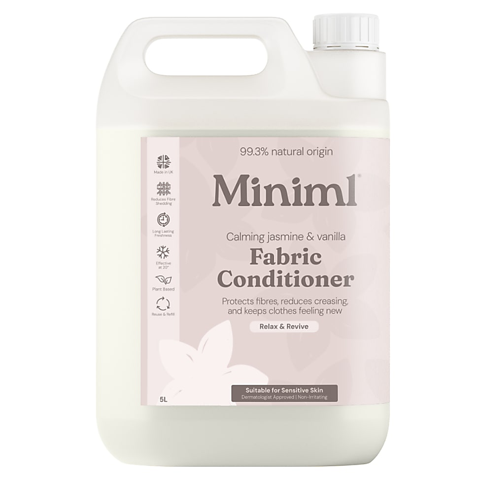 Miniml Calming Jasmine & Vanilla Fabric Conditioner - 5L - Image 4