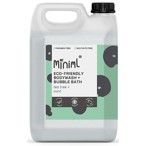 Miniml Tea Tree & Mint Bodywash & Bubblebath -  5L
