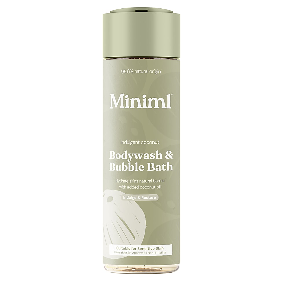 Miniml Indulgent Coconut Body Wash & Bubble Bath 400ml