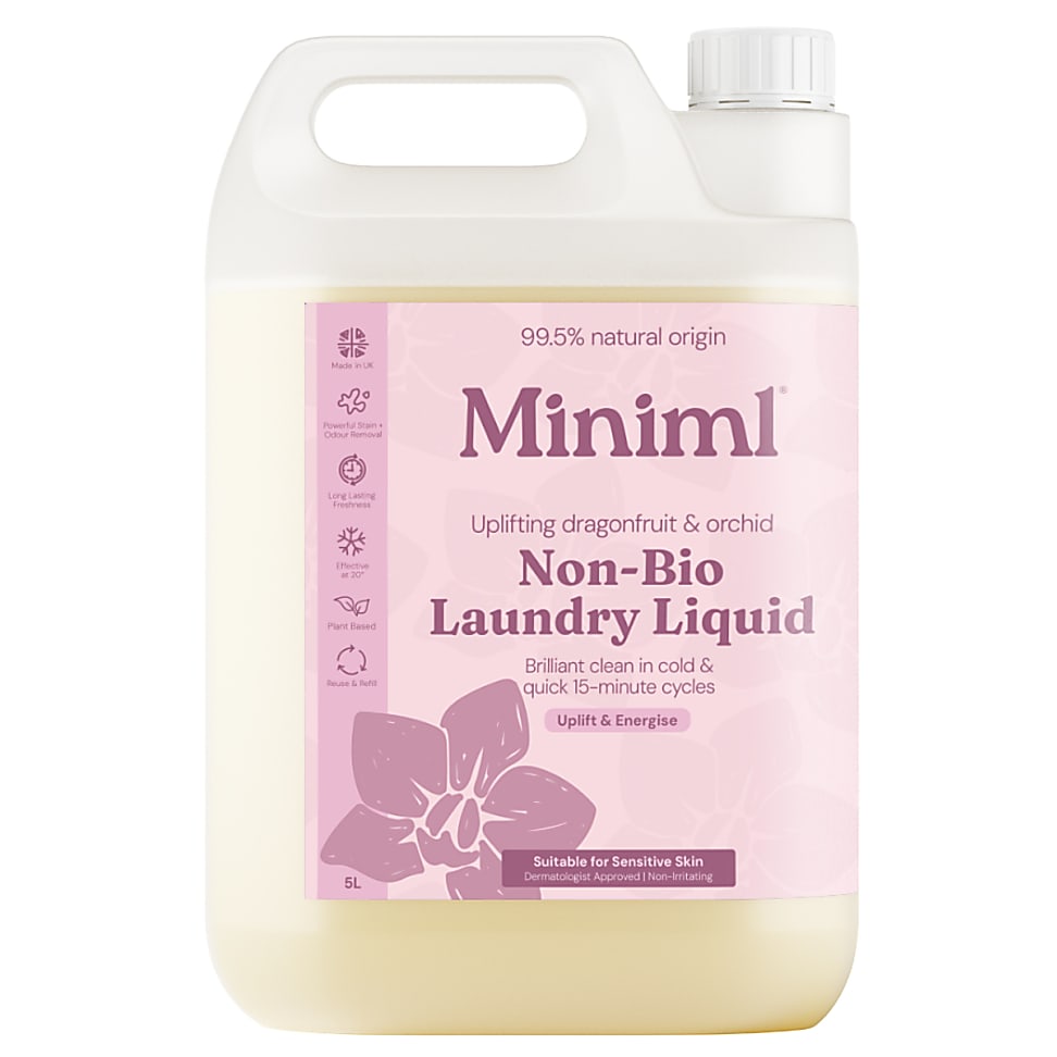 Miniml Uplifting Dragonfruit & Orchid Non-Bio Laundry Liquid - 5L