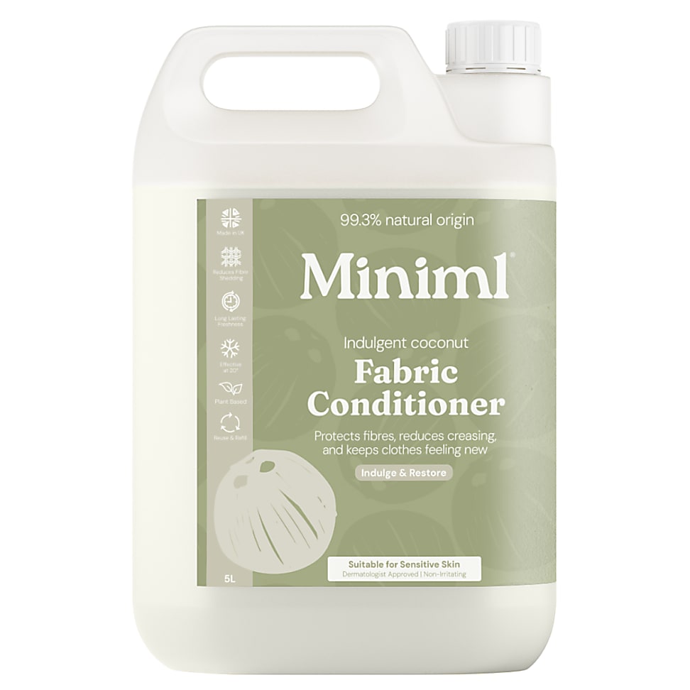 Miniml Indulgent Coconut Fabric Conditioner - 5L