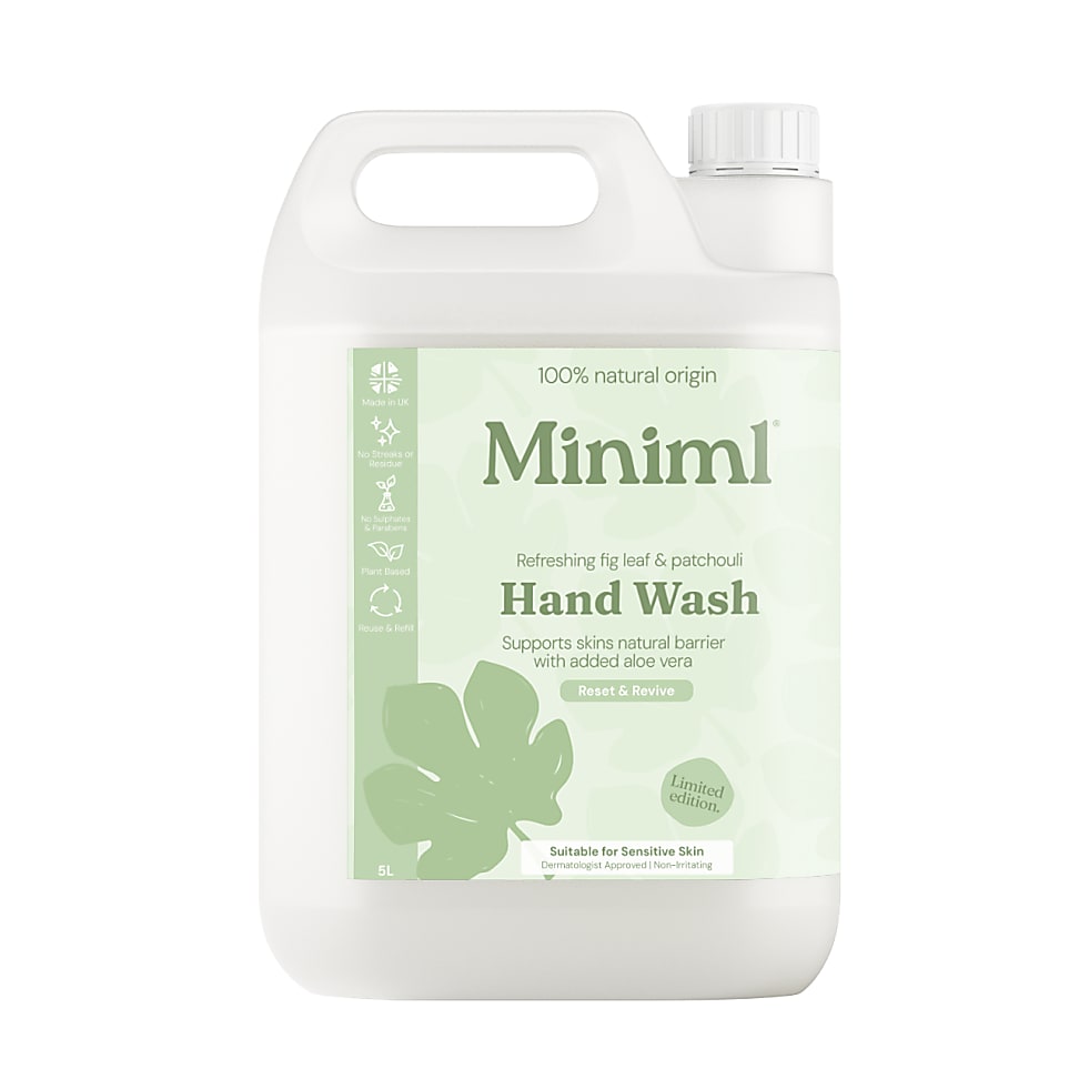 Miniml Limited Edition Hand Wash Fig Leaf & Patchouli - 5L Refill