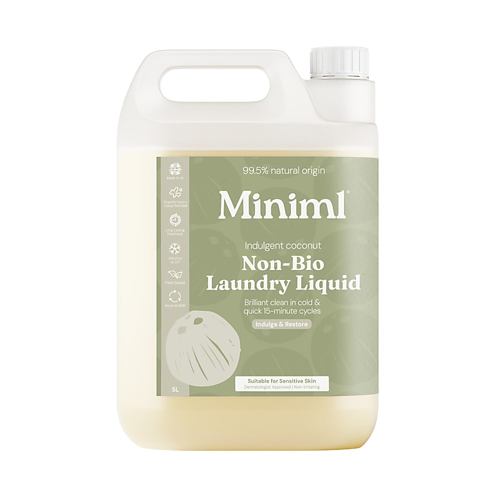Miniml Indulgent Coconut Non-Bio Laundry Liquid - 5L