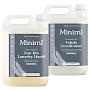 Miniml Refreshing Laundry Liquid & Fabric Conditioner 5L Mixed Bundle