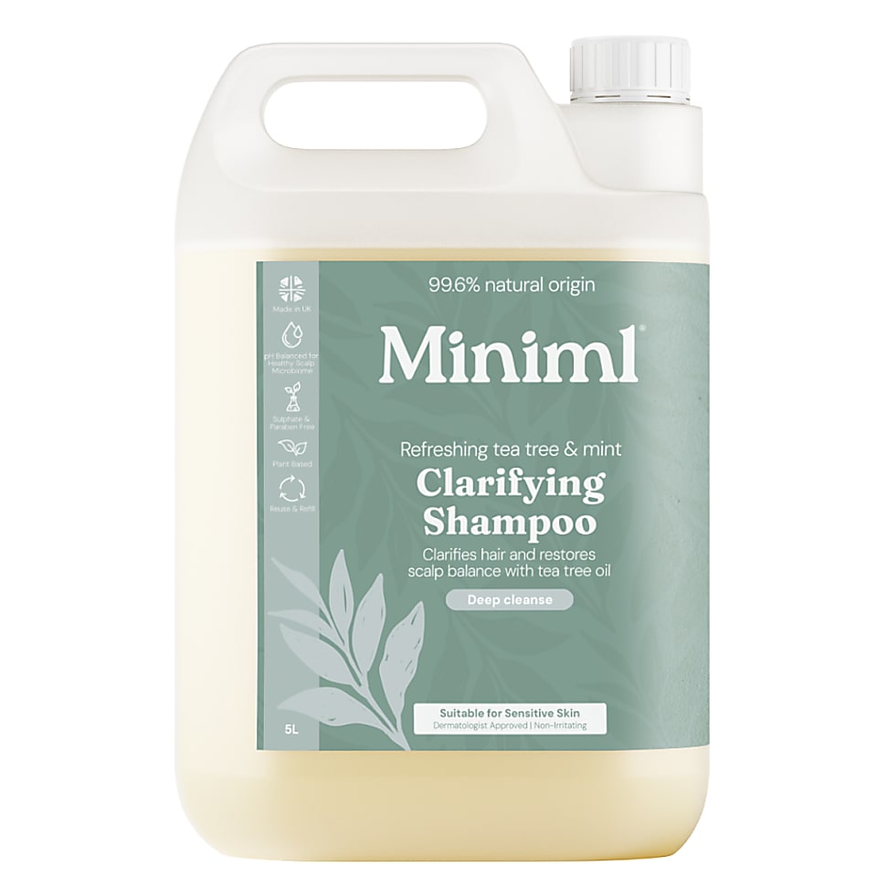 Miniml Refreshing Tea Tree & Mint Clarifying Shampoo - 5L