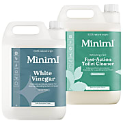 Miniml White Vinegar & Mint Toilet Cleaner 5L Mixed Bundle