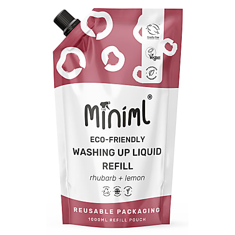 Miniml Wild Rhubarb & Lemon Washing Up Liquid - 1L