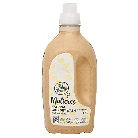 Mulieres Natural Organic Laundry Liquid - Fresh Citrus 1.5L