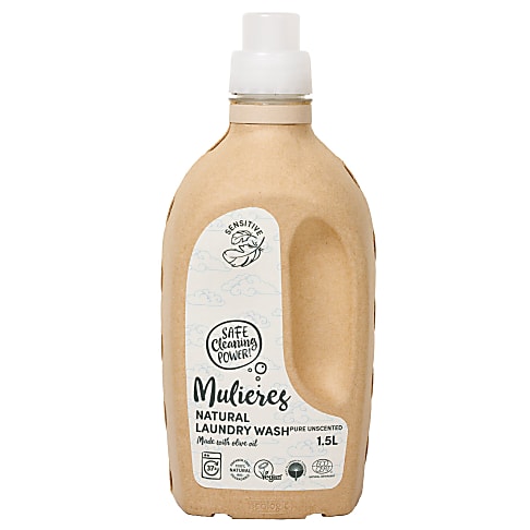 Mulieres Natural Organic Laundry Liquid - Pure Unscented 1.5L