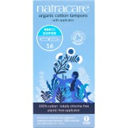 Natracare Organic Cotton Applicator Tampons -  Super