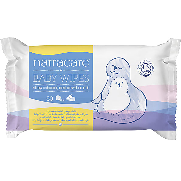 Photos - Baby Hygiene Natracare Organic Cotton Baby Wipes NATBABY-1