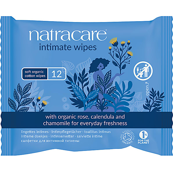 Natracare Organic Cotton Intimate Feminine Wipes